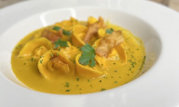 Cappelletti in Crema do chef Divino Barbosa no Solo Ristorante até 27 de julho