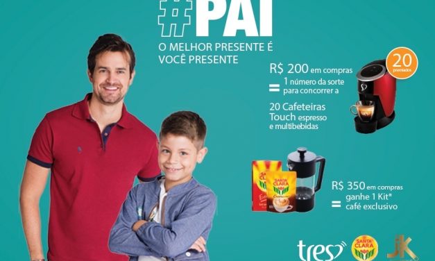 JK Shopping celebra Dia dos Pais com sorteio de 20 cafeteiras Três Corações