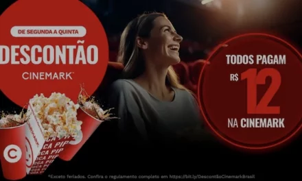 Descontão Cinemark: Rede de cinemas terá ingressos a R$ 12 em iniciativa especial